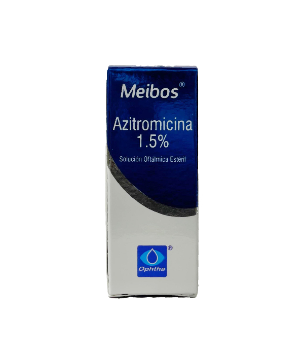 AZITROMICINA (MEIBOS) 1.5% SOLUCION OFTALMICA FRASCO X 3 ML